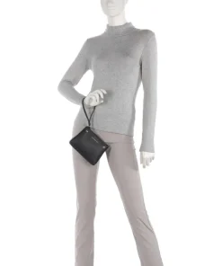 My EA Handtasche Lederimitat schwarz