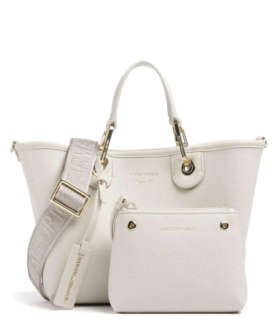 My EA Handtasche Lederimitat beige