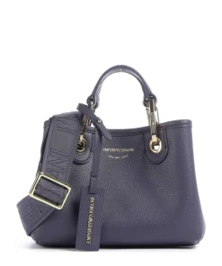 My EA Handtasche Lederimitat dunkelblau