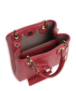 My EA Handtasche Lederimitat dunkelrot