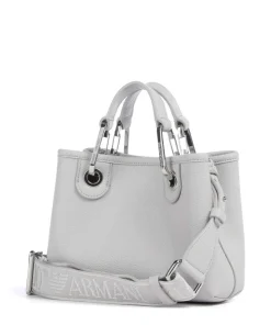 My EA Handtasche Lederimitat hellgrau