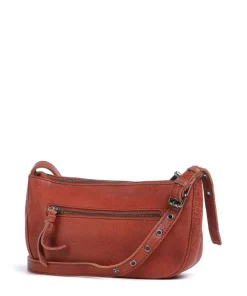 My Umhängetasche Leder dunkelrot