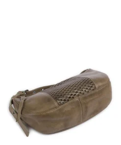 My Umhängetasche Leder olivgrün