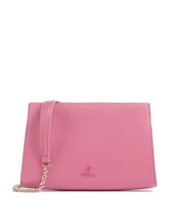 Myfurla Mini Umhängetasche genarbtes Leder pink
