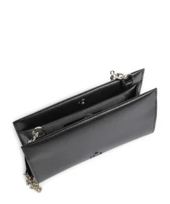 Myfurla Mini Umhängetasche fein genarbtes Leder schwarz