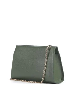 Myfurla Mini Umhängetasche genarbtes Leder khaki