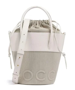 Myrtha Canvas Bucket bag Canvas natur/weiß