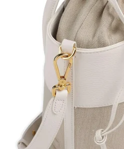 Myrtha Canvas Bucket bag Canvas natur/weiß