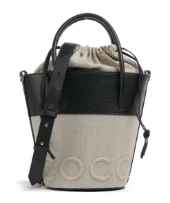 Myrtha Canvas Bucket bag Canvas natur/schwarz