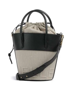 Myrtha Canvas Bucket bag Canvas natur/schwarz