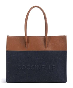Myrtha Denim Shopper Baumwolle dunkelblau