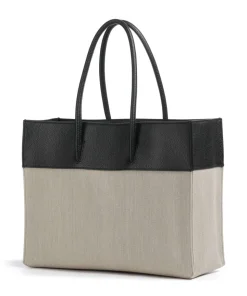 Myrtha Shopper Canvas natur/schwarz