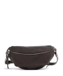 Nabuku Gürteltasche fein genarbtes Rindsleder dunkelbraun