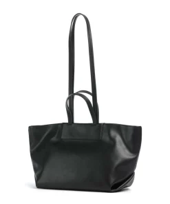 Natalie M Shopper Lederimitat schwarz