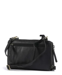 Natural Norah Geldbörse genarbtes Rindsleder schwarz