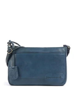 Natural Norah Umhängetasche Leder dunkelblau