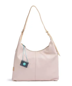 Naxos Clara Beuteltasche fein genarbtes Rindsleder altrosa