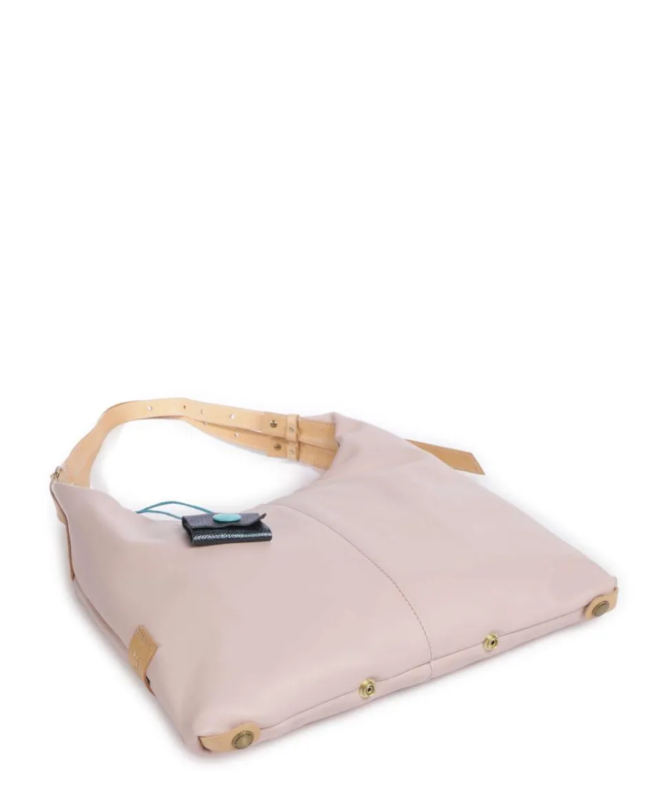 Naxos Clara Beuteltasche fein genarbtes Rindsleder altrosa