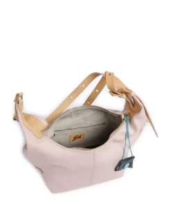 Naxos Clara Beuteltasche fein genarbtes Rindsleder altrosa