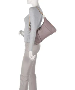 Naxos Mireya Beuteltasche Kalbsleder lavendel