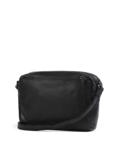 Nelson 1 Umhängetasche genarbtes Leder schwarz