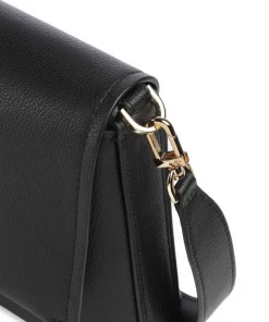 Nessa Large Umhängetasche genarbtes Rindsleder schwarz