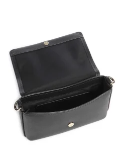 Nessa Small Umhängetasche genarbtes Rindsleder schwarz