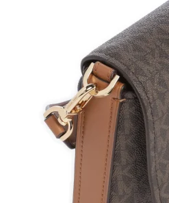 Nessa Small Umhängetasche Lederimitat dunkelbraun