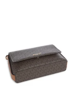 Nessa Small Umhängetasche Lederimitat dunkelbraun