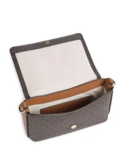 Nessa Small Umhängetasche Lederimitat dunkelbraun