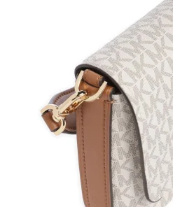 Nessa Small Umhängetasche Lederimitat creme