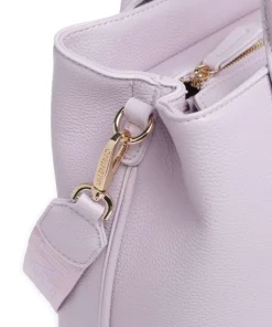 Never Handtasche Lederimitat violett