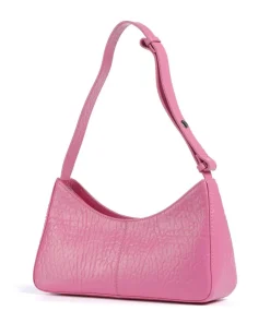 New Zealand Apollo 2 Eyelet Schultertasche geprägtes Leder pink