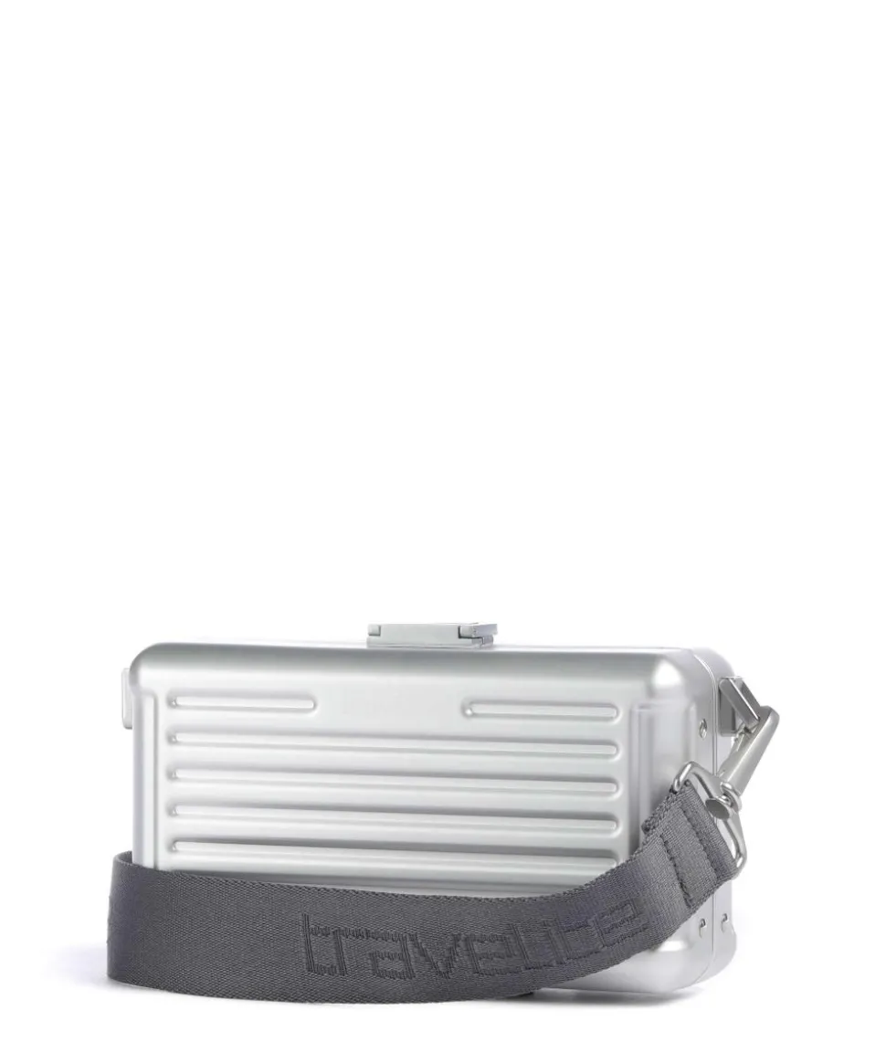 Next Umhängetasche Aluminium silber