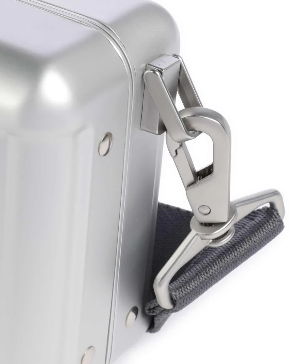 Next Umhängetasche Aluminium silber