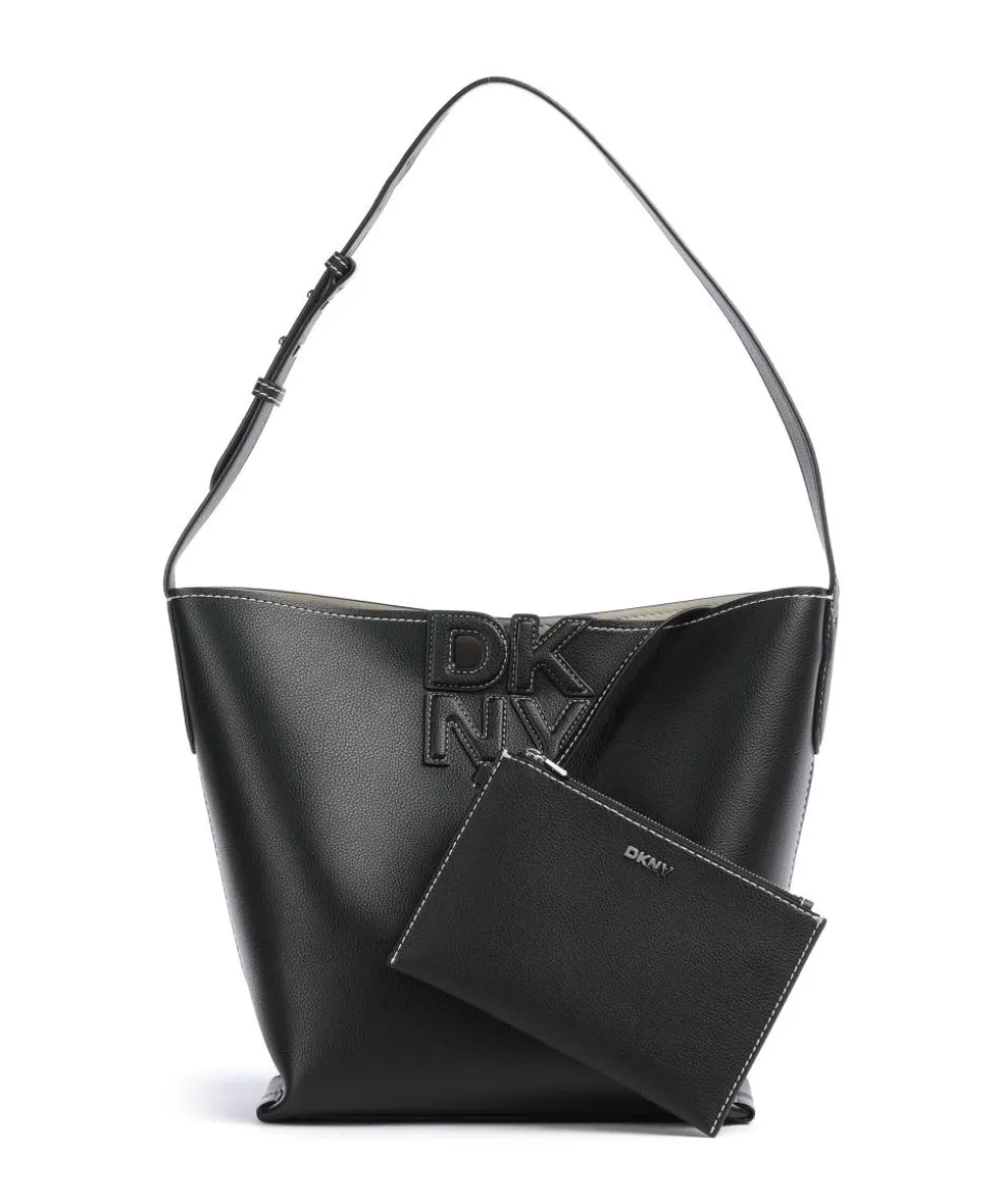 Nicole Beuteltasche Lederimitat schwarz