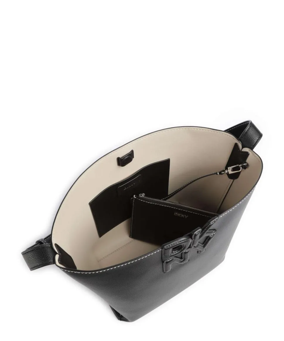 Nicole Beuteltasche Lederimitat schwarz