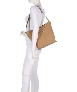 Nicole Beuteltasche Lederimitat natur