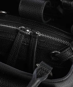 Nicole S Handtasche Lederimitat schwarz