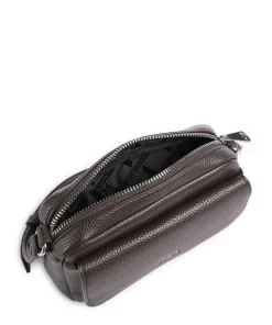 Nicole Umhängetasche Lederimitat dunkelbraun