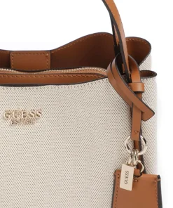 Nicolette Handtasche Textil, Polyurethane elfenbein/braun