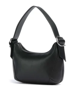 Ninda Beuteltasche Lederimitat schwarz