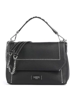 Ninon M Schultertasche genarbtes Rindsleder schwarz