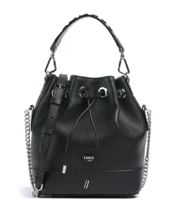 Ninon S Bucket bag genarbtes Rindsleder schwarz