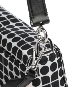 Noel Schultertasche recyceltes Polyester schwarz/weiß