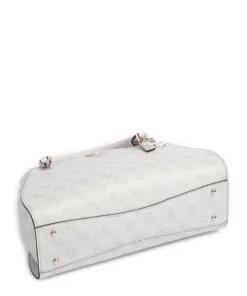 Noelle 4G Basique Logo Handtasche Lederimitat elfenbein