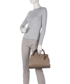 Noelle 4G Basique Logo Handtasche Lederimitat braun