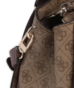 Noelle 4G Basique Logo Handtasche Lederimitat braun