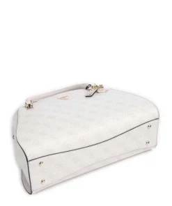 Noelle 4G Logo Handtasche Lederimitat weiß