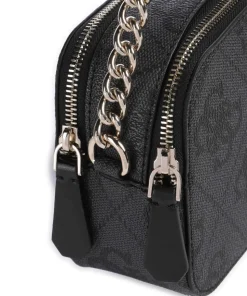 Noelle 4G Logo Umhängetasche Lederimitat dunkelgrau